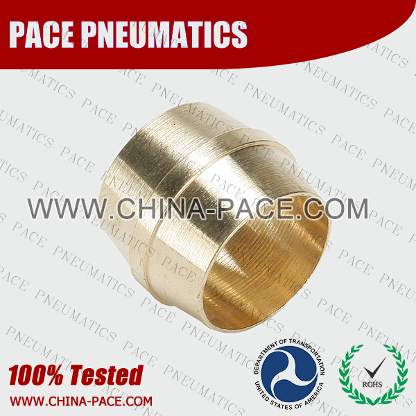 Sleeve Ferrules NTA Series DOT air brake compression fittings Sleeve, Parker NTA Air brake compression fittings, DOT Brass Fittings, Air Brake Fittings for Nylon Tubing, Pneumatic Fittings, Air Fittings